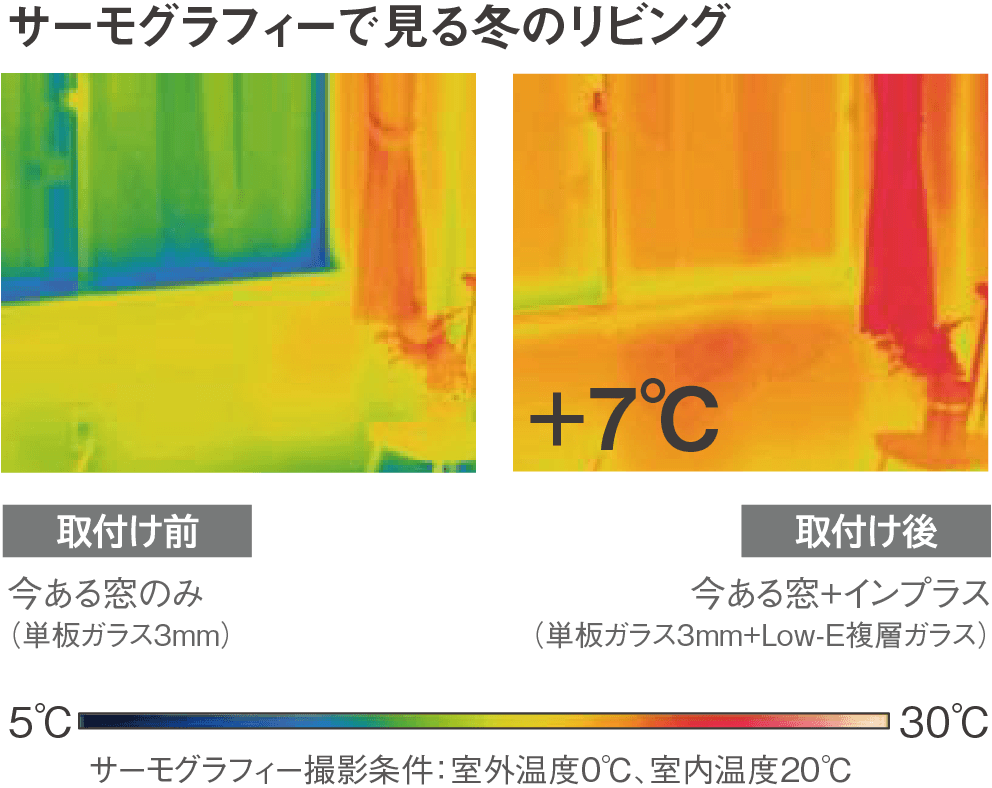 断熱効果のイメージ